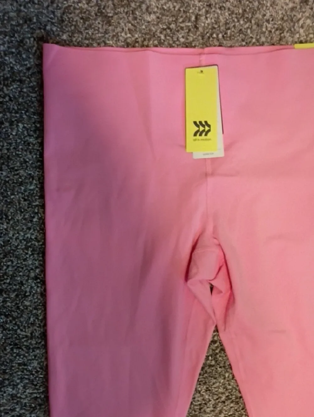 all in motion Pink Girls' Stretch Leggings